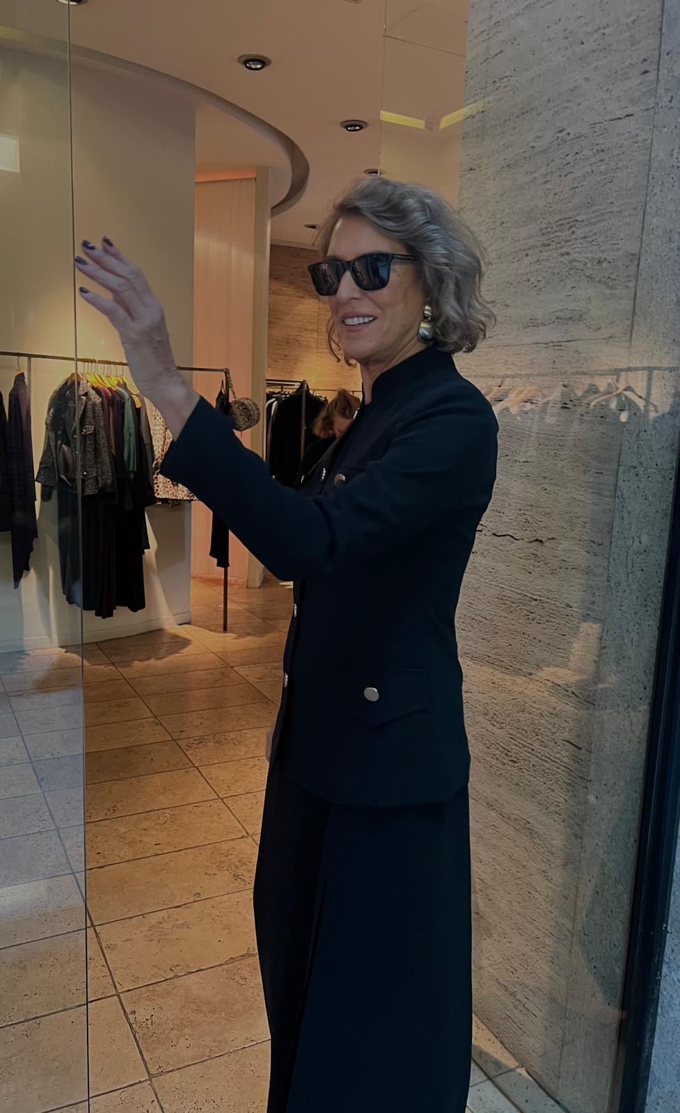 Siyah Safari Krep Ceket