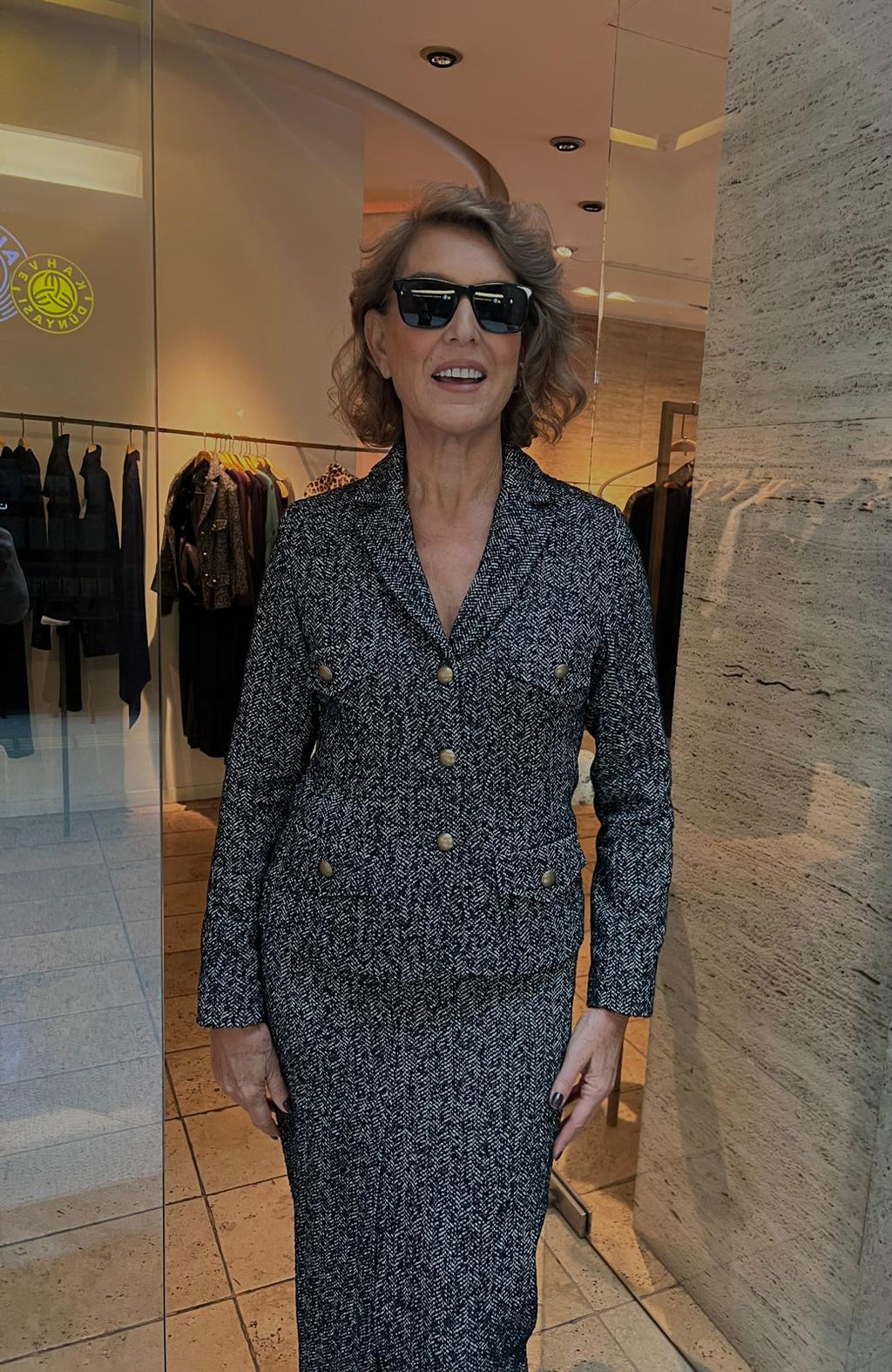 Temo Grili 4 Cepli Yünlü Dar Kalıp Ceket