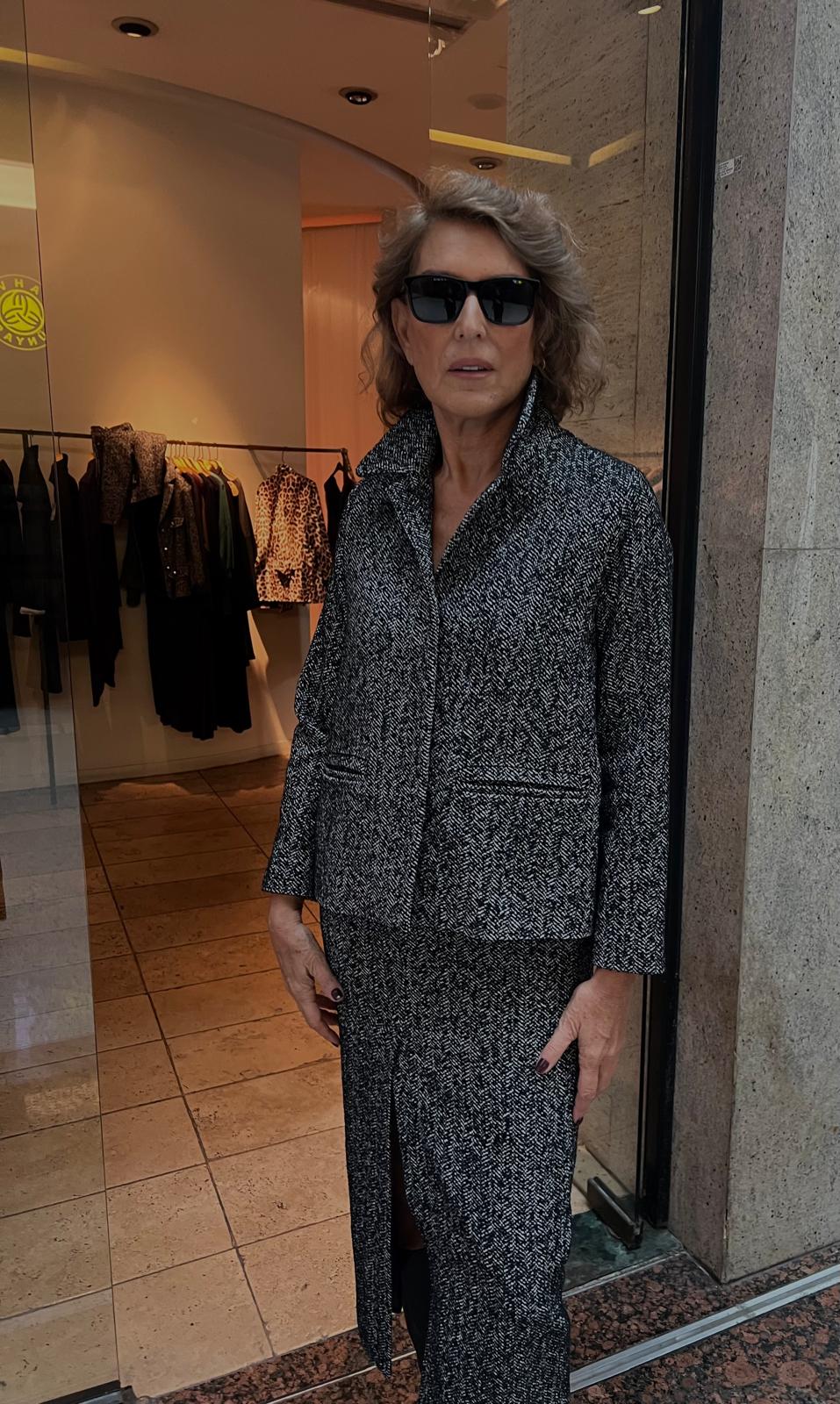 Temo Rahat Kalıp Balıksırtı Yünlü Ceket