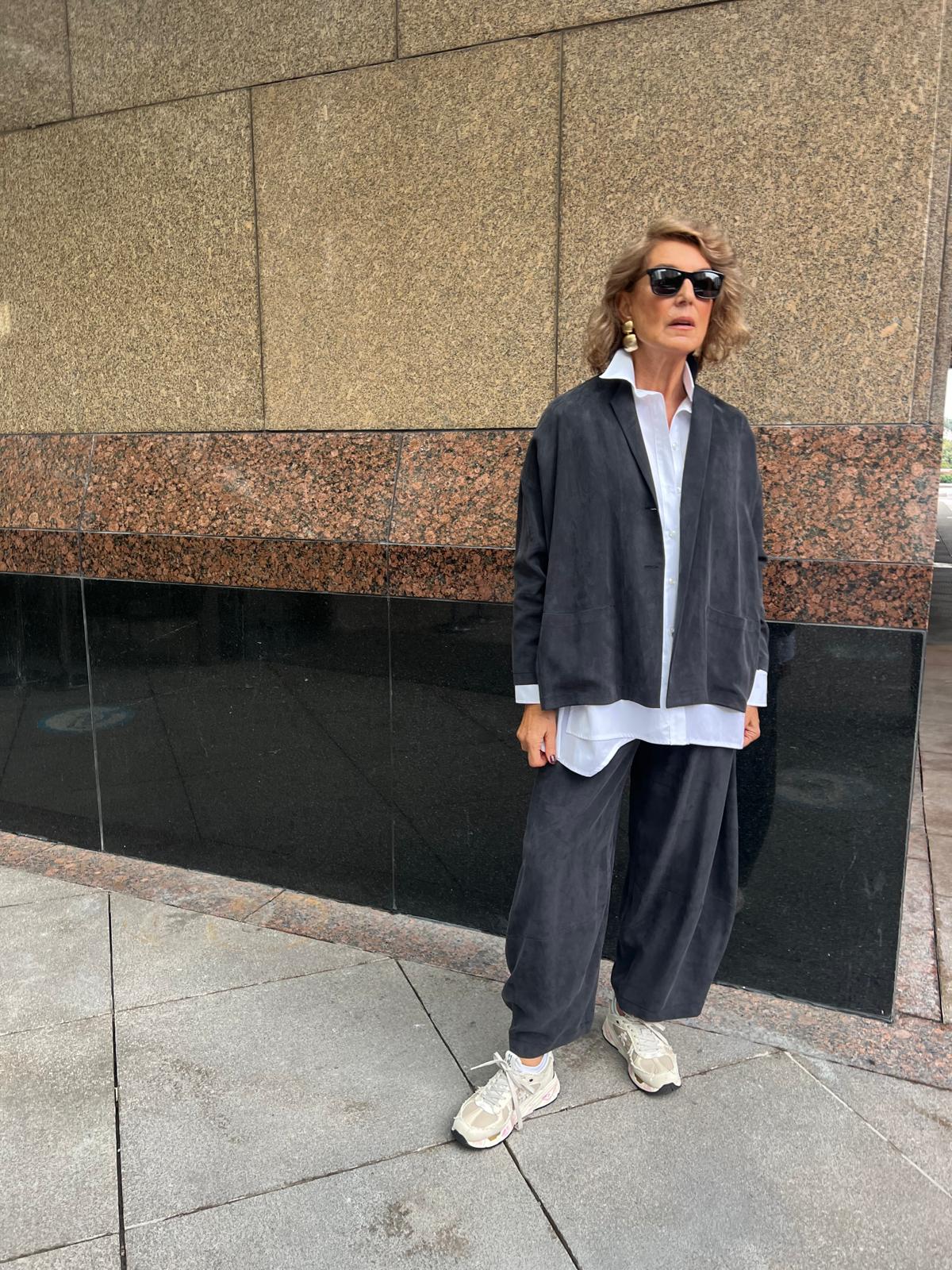 Gri Tensel Niky Pantolon